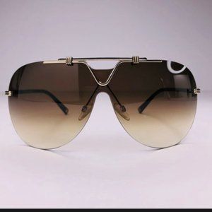 CHRISTIAN DIOR DIOR57TH RIMLESS AVIATORS BROWN GRADIENS